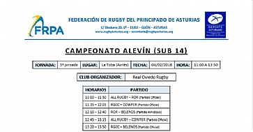 3 JORNADA LIGA ASTURIANA SUB14