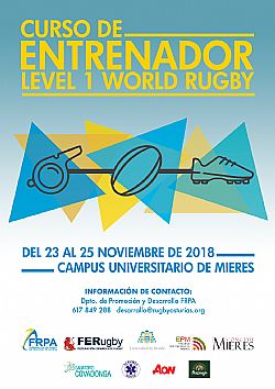 Imagen de la noticia: CERRADO PLAZO DE INSCRIPCIÓN CURSO ENTRENADOR LEVEL I WORLD RUGBY