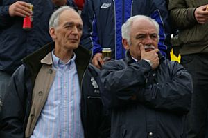 Jaime Martnez, Presidente del Oviedo R.C. y Misael Fernndez, Director General de Deportes
