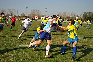 Placaje a jugador gallego