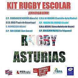 Imagen de la noticia: COLEGIOS DE ASTURIAS GANADORES GET INTO RUGBY