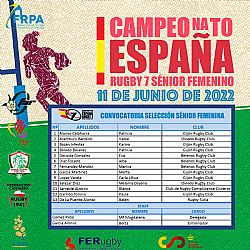 Imagen de la noticia: CONVOCATORIA SELECCIN ASTURIANA FEMENINA RUGBY 7 PARA EL CESA 2022