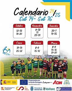 Imagen de la noticia: Calendario Temporada 2024-2025 Sub 14-Sub16